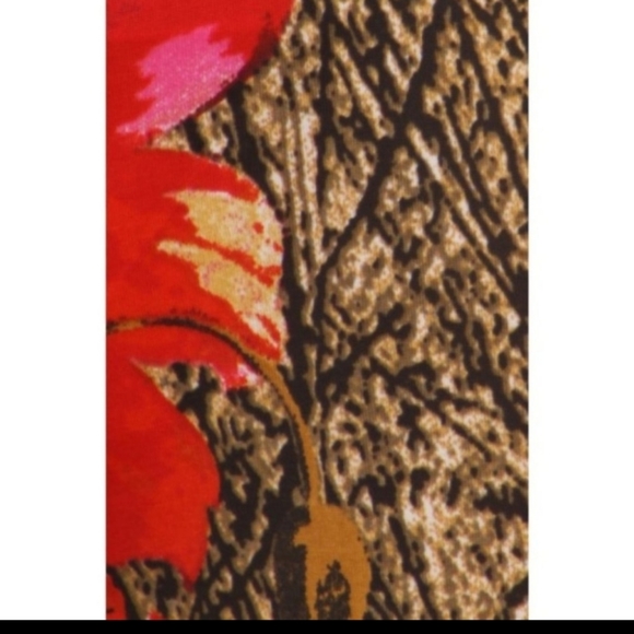 Palazzo Distressed Floral Pants - Picture 4 of 7